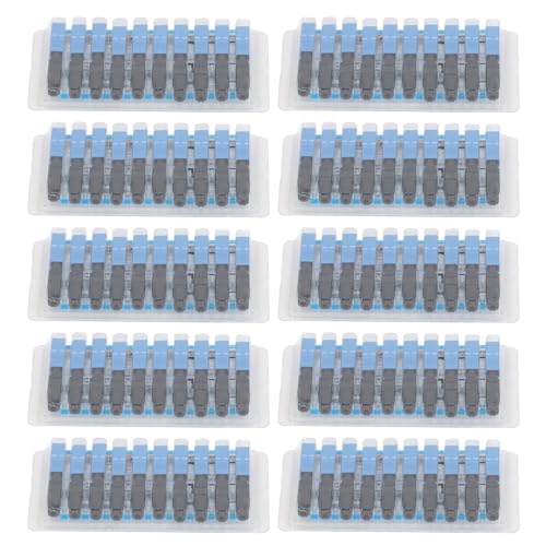 Garosa Faser-Optik-Schnellanschluss, 100 Pack Fibre-Optik-Anschlusskit, SC UPC-Adapter, Niedriger Einfügungsverlust für Kabel, Allwetterleistung mit Einfacher Konnektivität Garosa Faser-Optik-Schnellanschluss, 100 Pack Fibre-Optik-Anschlusskit, SC UPC-Adapter, Niedriger Einfügungsverlust für Kabel, Allwetterleistung mit Einfacher Konnektivität von Garosa