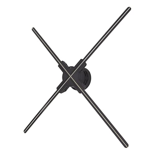 Holografischer Projektionsventilator, 70 cm Großer Holografischer 3D-Fächerprojektor mit HD-Auflösung, WLAN-Verbindung, Mehreren Medienformaten für Videoprojektoren (EU-Stecker) von Garosa
