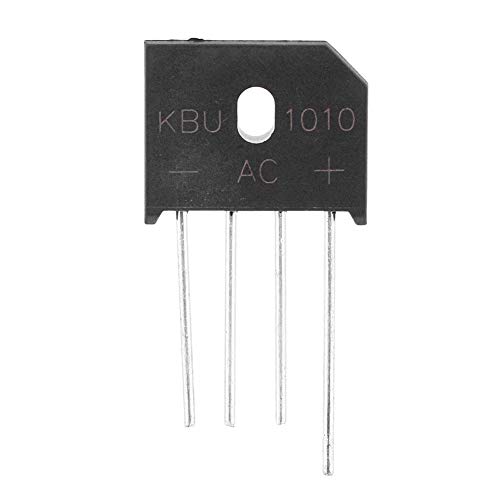 KBU1010 Brückengleichrichter Brücke Blei Diode 1000V 10A Diodenbrücke für elektronische Schaltungen/Haushaltsgeräte(1 Stück) von Garosa