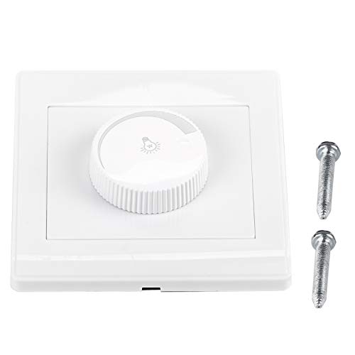 LED Licht Dimmer Schalter Praktische Wandmontage Push On/Off Rotary Lampenhelligkeit Haus Drehknopf Lampen Helligkeit Steuerpult Abblendschalter DrehdimmerschalterHelligkeitsregler LED Licht Dimmer Schalter Praktische Wandmontage Push On/Off Rotary Lampenhelligkeit Haus Drehknopf Lampen Helligkeit Steuerpult Abblendschalter DrehdimmerschalterHelligkeitsregler von Garosa