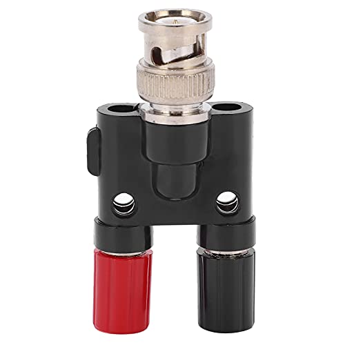 U26 BNC Männlich Bis 4 Mm Bindungs ​​-Post -Adapter -Anschluss mit Doppelter Anschlusssäulendesign, Stabile Leistung für Elektrizitätstest, ABS -Messingmaterial, 500 V von Garosa