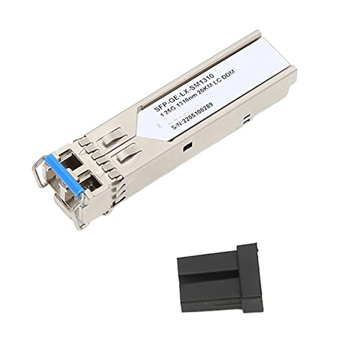 1,25 Gbit SFP GE LX SM1310 Optisches Modul, 1310-nm-Singlemode-Dual-Fiber-SFP-Transceiver, Bis zu 20 Km, Unterstützung für DDM, für Glasfaser-Switches, Router, Netzwerkkarten, Server, Firewalls von Garsent