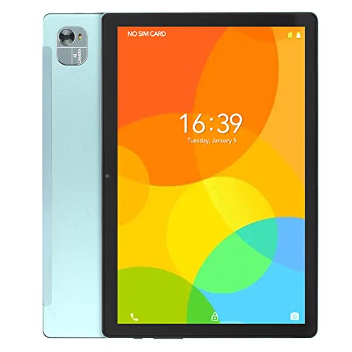 10,1-Zoll-Smart-Tablet, Android 11-Tablet, Octa Core, mit Zwei Kameras und Lautsprechern, 8 GB RAM, 128 GB ROM, 7000 MAh Lange Akkulaufzeit (Grün) von Garsent