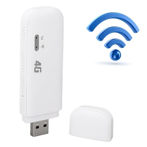 4G LTE USB-WLAN-Router, Tragbarer WLAN-Hotspot-Router mit SIM-Kartensteckplatz, 4G LTE-Modem-Router für den Außenbereich, Bis zu 10 Benutzer, für Tablets, Laptops, Mobiltelefone von Garsent