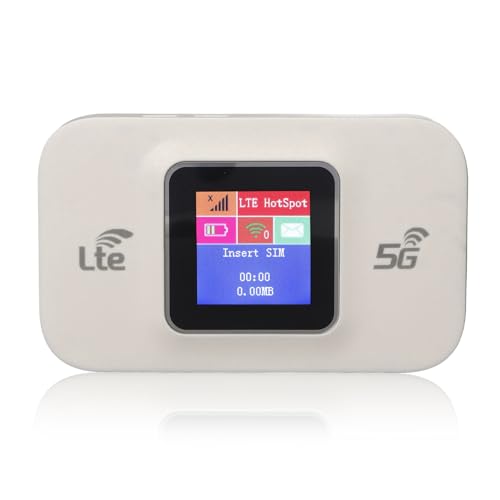 4G-WLAN-Router, Mobiler -WLAN-Hotspot, Unterstützt Bis zu 10 WLAN-Benutzer, WPA/WPA2-WLAN-Verschlüsselung, Plug-and-Play, Hauptsächlich für Europa Geeignet von Garsent