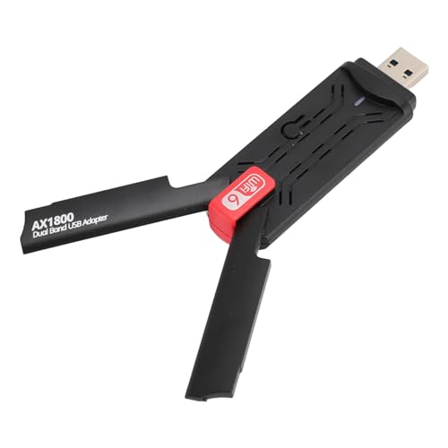 AX1800 WiFi 6 USB-Adapter, Hochgeschwindigkeitsübertragung, Dualband mit Dual-Modus, für11/10 von Garsent