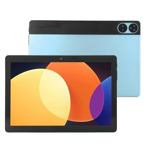 Android-Tablet, Günstiges X50pro-Tablet, 10,1-Zoll-Hochleistungs-Tablet, 6 GB RAM, 128 GB ROM, IPS-Display mit Einer Auflösung von 1920 X 1080, 5G WiFi, Schnelles Surfen (Blue) von Garsent