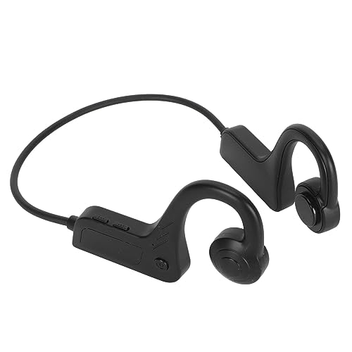 Bluetooth 5.3 Open-Ear-Kopfhörer mit HD-Mikrofon, 10 Stunden Spielzeit, Tiefer Bass, Kabellose Sportkopfhörer, Schweißfeste Knochen-Ohrhörer Zum Laufen, Radfahren, Wandern, von Garsent