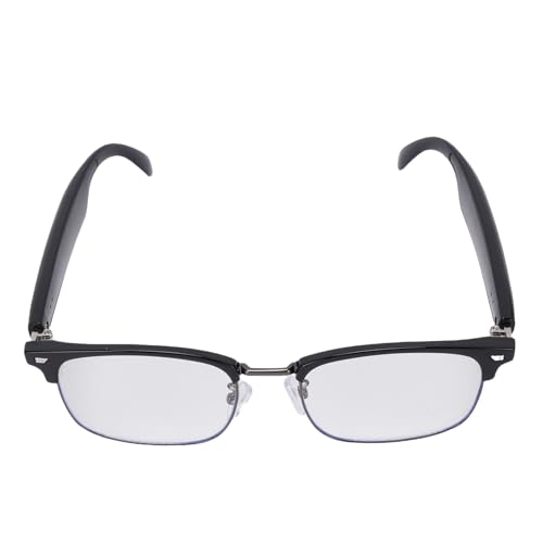 Bluetooth Audio Smart Brille für Frauen Männer, Berührungskontrolle, Antiblau -Licht -Brillen Offener Ohr -Sound mit Mikrofon und Lautsprechern, Leichtigkeit, für das Treffen von Garsent