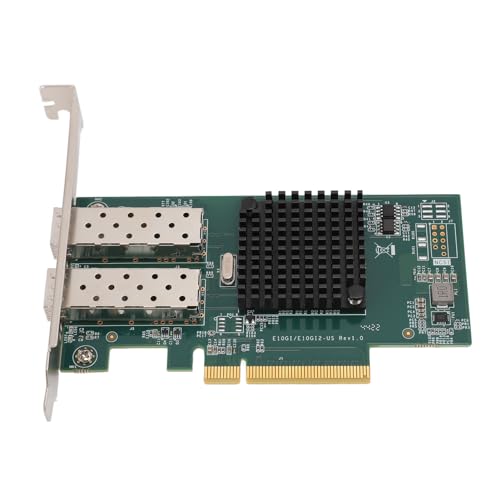 Dual-Port-Gigabit-PCI-Express-Ethernet-Netzwerkadapterkarte, 82599-Chip-Multi-Core-Prozessor für PC-Desktop, Hervorragende Wärmeableitung von Garsent