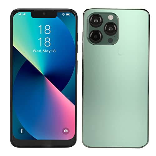 Entsperrte Smartphones, 6,2 Zoll 6 GB 128 GB Android 11-Handy, 7000-mAh-Schnellladebatterie, Vorderseite 8 MP Rückseite 16 MP, Gesichtserkennung, Dual-SIM-Dual-Standby, WiFi, BT, FM, GPS(Grün) von Garsent