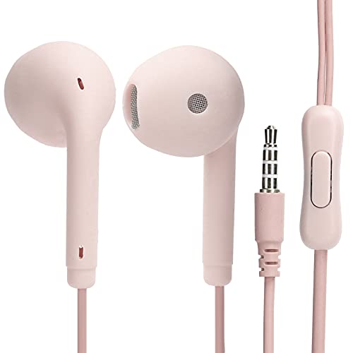 Ergonomischer Kleiner, Leichter Kopfhörer mit Kabel, HiFi-Sound, 3,5-mm-Schnittstelle, Freisprechfunktion, Langlebiges ABS-Material (#3) von Garsent