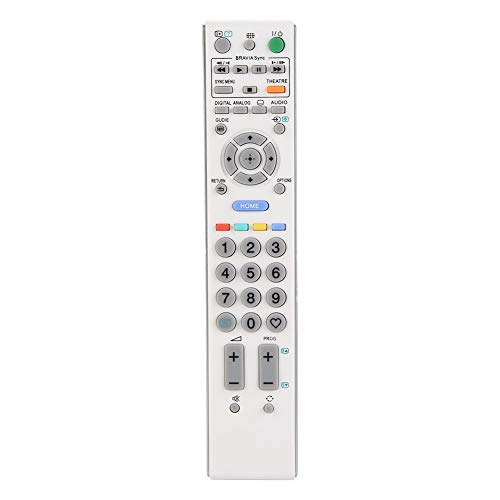 Ersatz TV Fernbedienung, TV Fernseher Universal Remote Control für Sony Smart TV (weiß) von Garsent