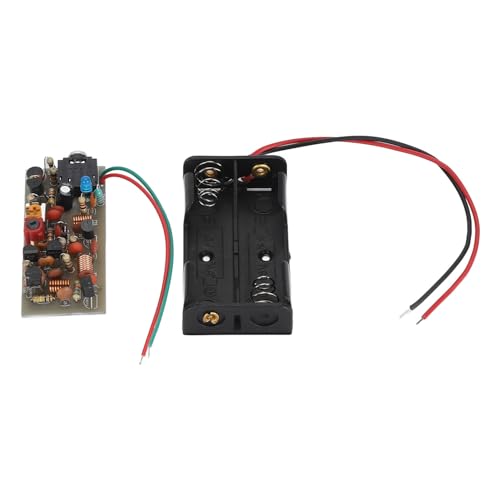 FM-Sendermodul-Kit, Teile der Drahtlosen Mikrofon-Senderplatine mit Einstellbarer Lautstärke, Dreistufiges Anti-Interferenz-DIY-Radio-Experimentierplatinen-Kit von Garsent