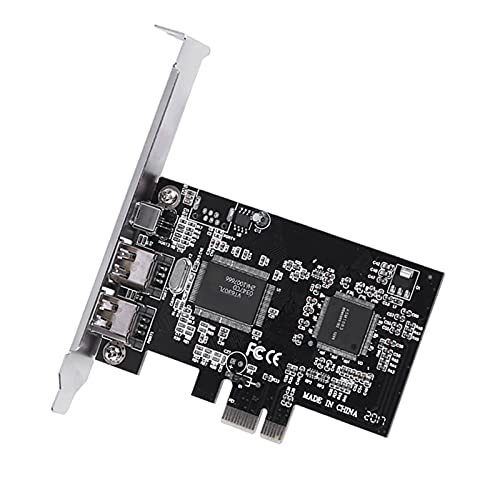 Firewire PCI-Express-Karte, PCI-E PCI Express FireWire 1394a IEEE 1394 Controller-Karte mit FireWire-Kabel PCI Firewire Adapter IEEE 1394 PCI Controller Karte für Desktop PC von Garsent