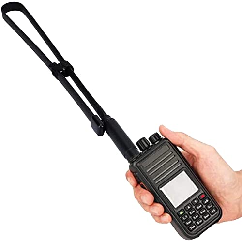 Funkgerät Antenna, Faltbare Walkie Talkie Antenne Dual Band VHF/UHF Antenne SMA-Buchse für BaoFeng UV-5R, UV-5RA, UV-5RC, UV-5RE, UV-82 usw(47cm) von Garsent