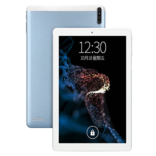 Garsent 10,1-Zoll-Tablet, 6 GB RAM, 128 GB ROM, 2,4 G/5 G Dualband,11.0, Augenschutz Im Vollbildmodus, 8800 MAh Akku, IPS-Display (EU-Stecker) von Garsent