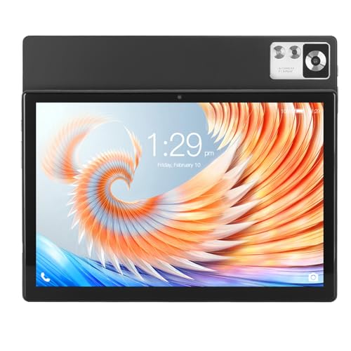 Garsent 10,1-Zoll-Tablet, Android 12-Tablet, Octa Core, mit Zwei Kameras und Lautsprechern, 8 GB RAM, 256 GB ROM, 4G LTE 5G WLAN, 7000-mAh-Akku, Lange Akkulaufzeit (EU-Stecker) von Garsent