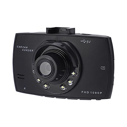 Garsent 1080P Full HD Dashcam, 170-Grad-Weitwinkel-VR-Dashboard-Kamera, Nachtsicht-Fahrrecorder, Bewegungserkennung, Loop-, für Windows 2000, für Windows XP, für Windows 7 von Garsent
