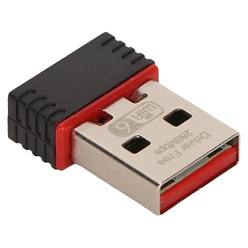 Garsent 300 Mbit/s USB-WLAN-Adapter, Kabelloser Netzwerkkartenadapter, WLAN-Dongle für Desktop-Laptop-PC Windows 11 10 8 7, Plug-and-Play, USB-Wireless-Adapter für Laptop von Garsent