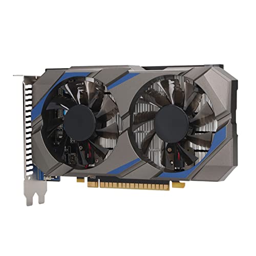 Garsent 4 GB DDR5 128-Bit-Gaming-Grafikkarte mit HD-DVI-VGA-Schnittstellen, 5010 MHz Speichertakt und Zwei Lüftern für Computer und Büro (750 4GB) von Garsent