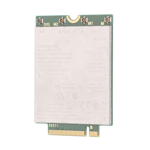 Garsent 4G LTE Network Card, 1Gbit / S L860 GL 16 DW5823E ESIM NGFF M.2 NETZUNGSKARTE FÜR LEATEDS, für Präzision 3480 3581, Laptop Network Adapter Card Support LTE FDD, TDD und 3G -Bänder von Garsent