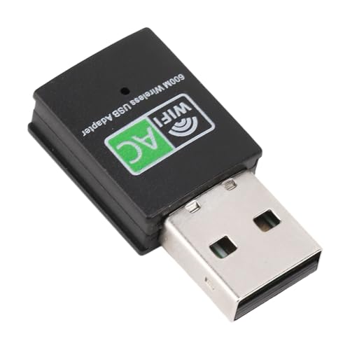 Garsent 600Mbps USB Wireless WiFi Adapter für PC, USB WiFi Dongle AC Netzwerkadapter, 802.11ac 2,4GHz 5GHz Netzwerkkartenadapter für PC Laptop Desktop von Garsent