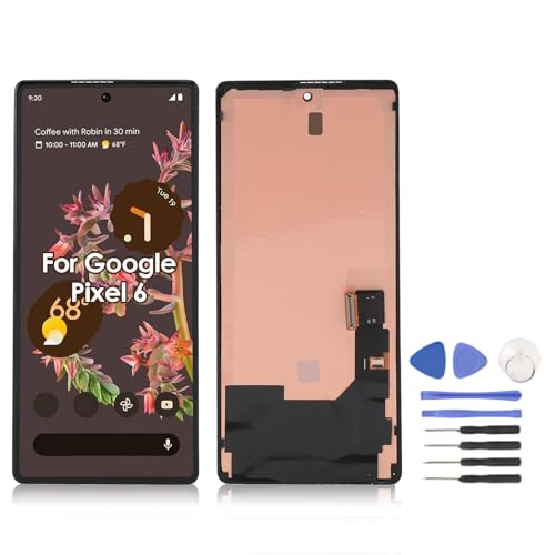 Garsent AMOLED-Bildschirmersatz für Pixel 6 5G GB7N6 G9S9B16, 6,4-Zoll-Touchscreen-Digitizer-Baugruppe mit Werkzeug, Display-Touchscreen-Reparatursätze Garsent AMOLED-Bildschirmersatz für Pixel 6 5G GB7N6 G9S9B16, 6,4-Zoll-Touchscreen-Digitizer-Baugruppe mit Werkzeug, Display-Touchscreen-Reparatursätze von Garsent