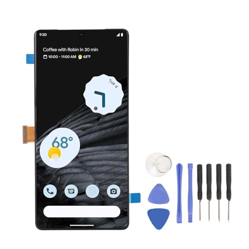 Garsent AMOLED-Bildschirmersatz für Pixel 7 Pro GP4BC GE2AE, 6,7-Zoll-Touchscreen-Digitizer-Baugruppe mit Werkzeug, 3120 X 1440 Auflösung Display-Touchscreen-Reparatursätze Garsent AMOLED-Bildschirmersatz für Pixel 7 Pro GP4BC GE2AE, 6,7-Zoll-Touchscreen-Digitizer-Baugruppe mit Werkzeug, 3120 X 1440 Auflösung Display-Touchscreen-Reparatursätze von Garsent
