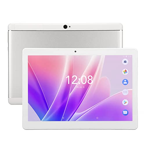 Garsent Android 10-Tablet, 10,1-Zoll-Quad-Core-WLAN-Tablets, 2 GB RAM 32 GB ROM Gaming-Android-Tablet, 1280 X 800 IPS-Bildschirm, Dual-SIM-Dual-Standby, 4000-mAh-Akku, Lange Akkulaufzeit(EU) von Garsent