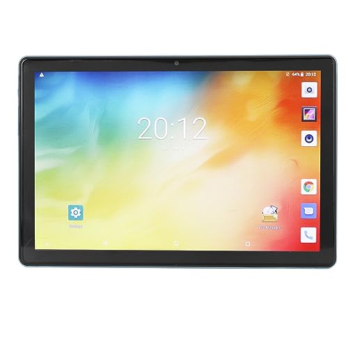 Garsent Android 12.0 Smart Tablet, 10,1 Zoll für Android-Tablet, 10-Kern-CPU, 12 GB RAM, 256 GB ROM, 20 MP Dual-Kameras, Dual-Kameras mit Lautsprechern (Blue) von Garsent
