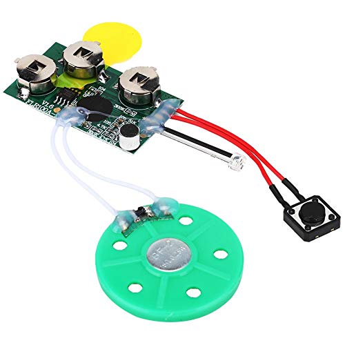 Garsent Beschreibbare Sprachmodul, 4 Minuten DIY beschreibbare Grußkarte Modul Musik Sound Talk Chip Musical Audio Radio Recorder für Grußkarte.(Loop-Wiedergabe) von Garsent