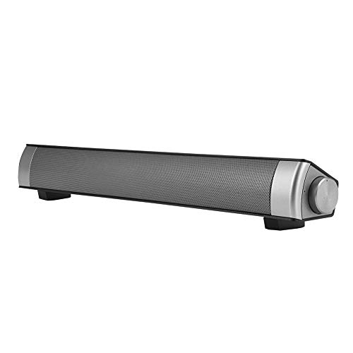 Garsent Bluetooth Soundbar, drahtlose Bluetooth-Stereo-Soundbar Subwoofer-Lautsprecher-Unterstützung TF-Karte, AUX, Freisprechfunktion Tragbarer Heimkino-Audio-Player mit Fernbedienung. von Garsent