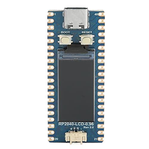 Garsent Entwicklungskit, RP2040 Mikrocontroller-Entwicklungsboard Typ C mit 65k-Farb-IPS-LCD-Bildschirm, Multifunktionsstiften, Kompatibel mit den Meisten RPi Pico-Modulen von Garsent
