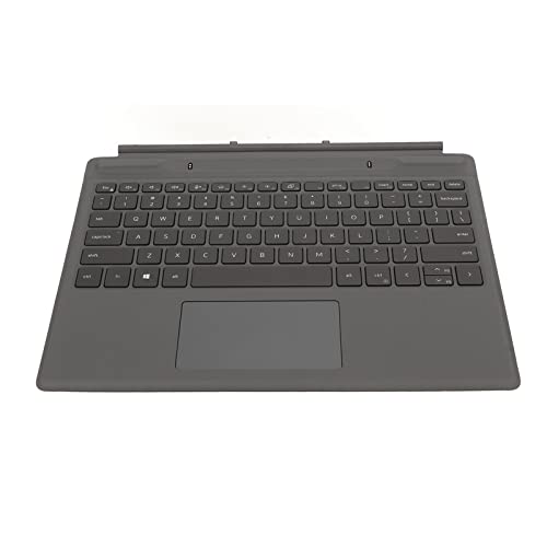 Garsent Fall mit Tastatur für Dell für Latitude 7320 7310, Abnehmbare Drahtlose Tastatur mit Bleistift Halter Stand, Touchpad, PU-Leder, Auto-Schlaf-/Wake-Funktion von Garsent