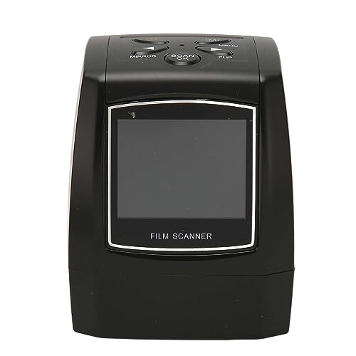 Garsent Filmscanner 2,36-Zoll-TFT-LCD, 35-mm-/135-mm-Kompatibel, Einstellbare Helligkeit, 5 MP JPEG, 32 GB Erweiterbar, Weitgehend Kompatibel von Garsent