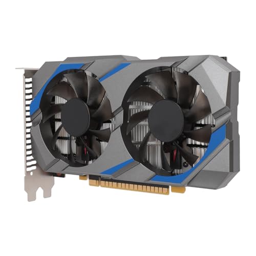 Garsent GTX1050TI 4 GB GDDR5 128-Bit-Gaming-Grafikkarte mit Zwei Lüftern, für PCI Express 2.0 16X-Steckplatz von Garsent