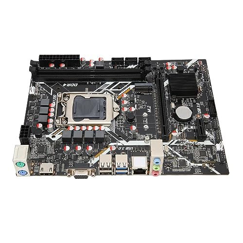 Garsent H410 Computer-Motherboard, Zweikanal-DDR4-Motherboard, 2133/2400/2666 MHz Desktop-Motherboard, HDMI VGA PCI E-Erweiterungsschnittstelle, 64 GB-Unterstützung von Garsent