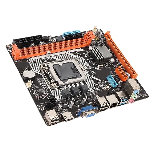 Garsent H81M Computer-Motherboard, Micro-ATX-Motherboard, Dual-Channel-DDR3-Gaming-PC-Motherboard, LGA 1150-Mainboard, für Intel I3 I4 I5-Prozessoren der 4. Generation von Garsent