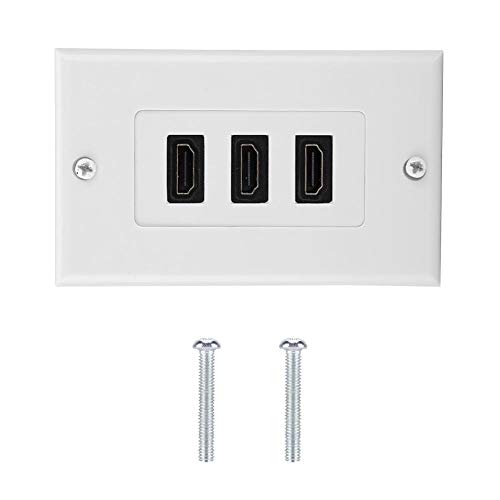 Garsent HDMI Wanddose, USB Wandsteckdose Frontplatte Audio Video Composite Module 3 Ports Garsent HDMI Wanddose, USB Wandsteckdose Frontplatte Audio Video Composite Module 3 Ports von Garsent
