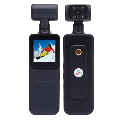 Garsent Handheld -Actionkamera, 4K HD WiFi -Actionkamera mit LED -Licht, 180 ° -rotatierbarer Winziger Camcorder Zum Dreharbeiten zu Reiseberichten Vlog, Outdoor Sport, Persönliche Garsent Handheld -Actionkamera, 4K HD WiFi -Actionkamera mit LED -Licht, 180 ° -rotatierbarer Winziger Camcorder Zum Dreharbeiten zu Reiseberichten Vlog, Outdoor Sport, Persönliche von Garsent