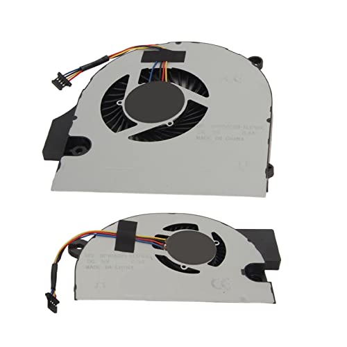 Garsent Laptop-Lüfter für Aspire VN7 791 VN7 791G, 4 Pin CPU-GPU-Kühler, Ersatz-CPU-GPU-Lüfter, Robust und Langlebig, Entfernen (CPU-GPU-Lüfter) von Garsent