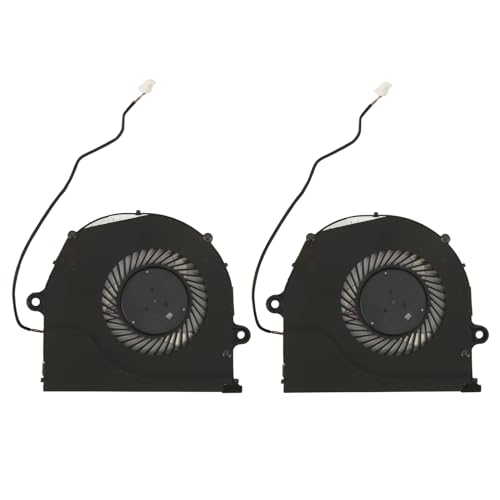 Garsent Neue Ersatz-Lüfter für ASUS FX63V FZ63VD FX63VD DFS541105FC0T FK6P ​​Laptop-Lüfter, 4-poliger Stromanschluss, Verbessert die Effizienz des Laptops (CPU-GPU-Lüfter) von Garsent