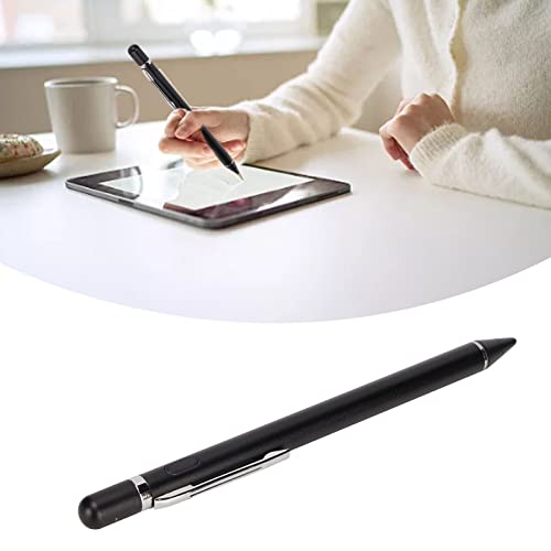 Garsent Stylus-Stifte für Touchscreens, Universeller Kapazitiver Touchscreen-Stift mit Clip, kein Pairing oder Apps Erforderlich, Zum Schreiben und Zeichnen (Schwarz) von Garsent