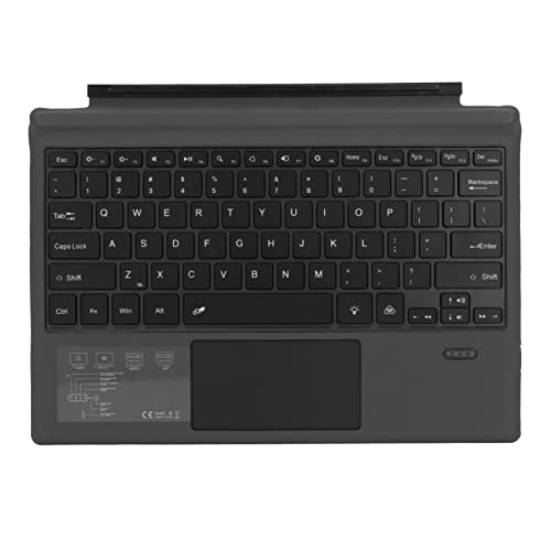 Garsent Tastatur mit Hintergrundbeleuchtung für Pro 7 Plus, Pro 3 12,3-Zoll-Tablets, Wiederaufladbare, Tragbare, Kabellose Tastatur, 7-farbige von Garsent
