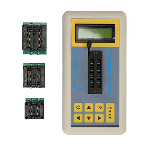 Garsent Tragbarer Digitaler Transistor-IC-Tester für Operationsverstärker-Optokoppler der Cd4000-Serie, ABS-Material, über 1300 Integrierte Chip-Datenmodelle (Host-Maschine und 3 von Garsent