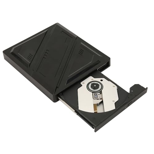 Garsent Tragbares CD-DVD-Laufwerk, Externer Hochgeschwindigkeits-USB 3.0-Typ-C-Brenner, Plug-and-Play, Erstklassige Leistung, Intelligente Technologie, Weitgehend Kompatibel mit von Garsent