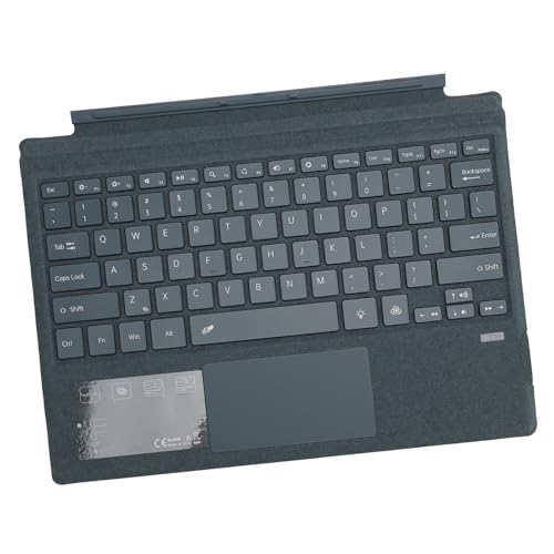 Garsent Type Cover für Sur Face Pro 7 Plus/Pro 7 / Pro 6 / Pro 5 / Pro 4 / Pro 3, 12,3 Zoll, Ultraschlanke Kabellose Tablet-Tastatur mit Multi-Touchpad-Bluetooth, RGB (Blue) von Garsent
