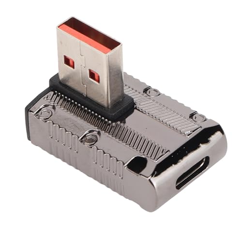 Garsent USB 3.1-Stecker auf Typ-C-Buchse-Adapter, Super-Speed-Datensynchronisierung, 120 W Schnelles Aufladen, Unterstützt 10 Gbit/s-Übertragung, Langlebiges Material, Kompakt und von Garsent