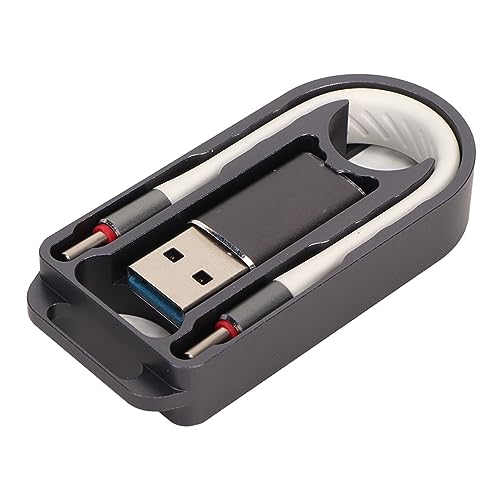 Garsent USB-C-Kabel, 100 W PD-Schnellladung, 5,2 Zoll Langes, Flexibles USB-C-Ladekabel mit Typ-A-Adaptergehäuse von Garsent